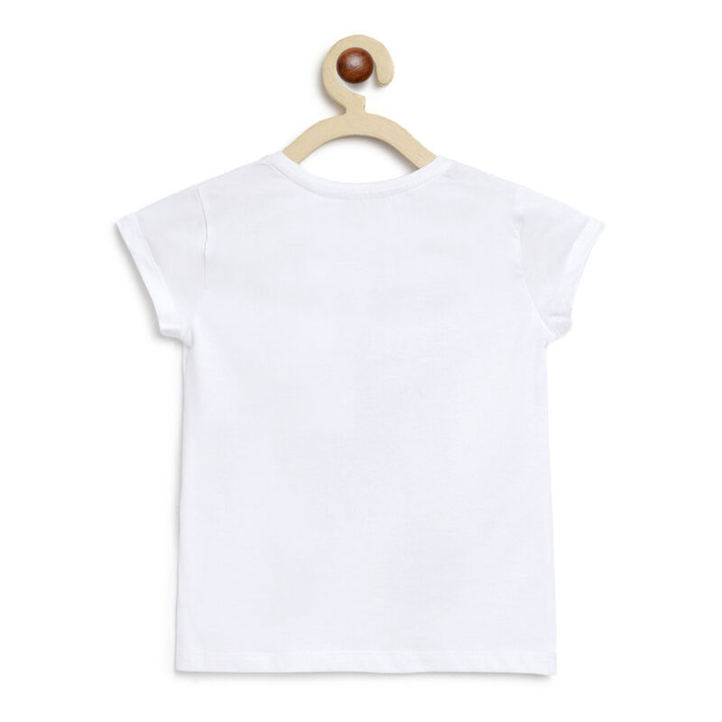 Printed Short-sleeve T-shirt White image number null